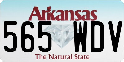 AR license plate 565WDV