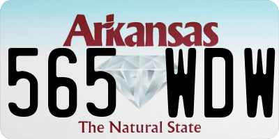 AR license plate 565WDW