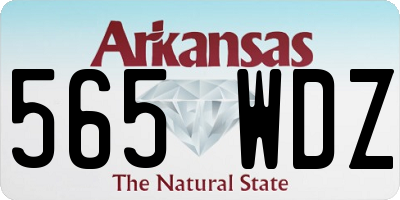 AR license plate 565WDZ