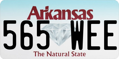 AR license plate 565WEE