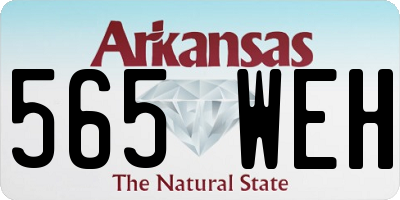 AR license plate 565WEH