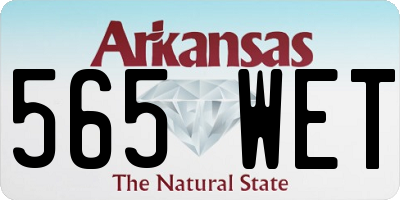 AR license plate 565WET