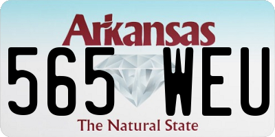 AR license plate 565WEU