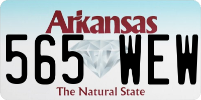 AR license plate 565WEW