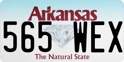 AR license plate 565WEX