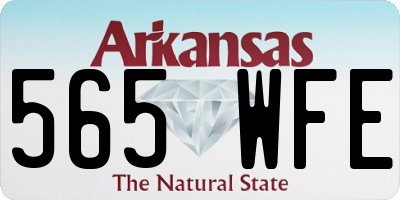 AR license plate 565WFE