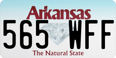 AR license plate 565WFF