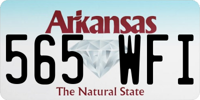 AR license plate 565WFI