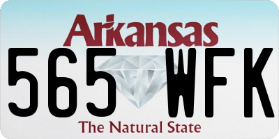 AR license plate 565WFK