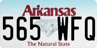 AR license plate 565WFQ
