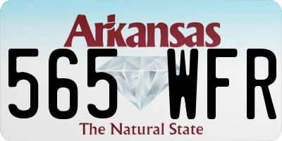 AR license plate 565WFR