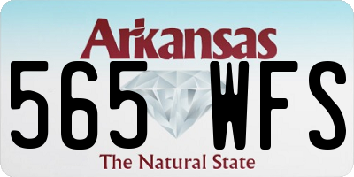 AR license plate 565WFS