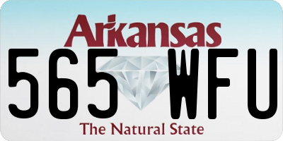 AR license plate 565WFU