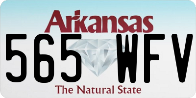 AR license plate 565WFV