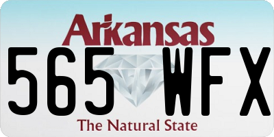 AR license plate 565WFX