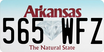 AR license plate 565WFZ