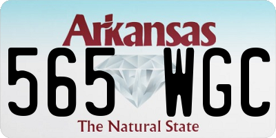 AR license plate 565WGC