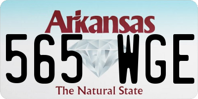 AR license plate 565WGE