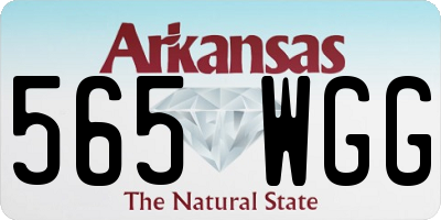 AR license plate 565WGG