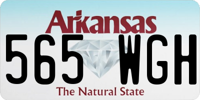 AR license plate 565WGH