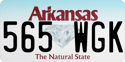 AR license plate 565WGK