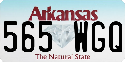 AR license plate 565WGQ