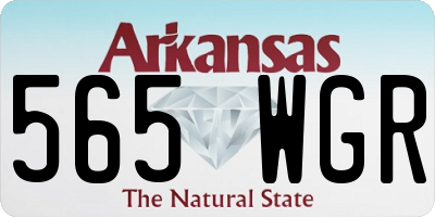 AR license plate 565WGR