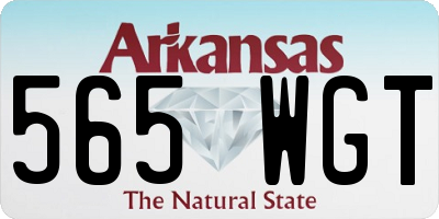 AR license plate 565WGT