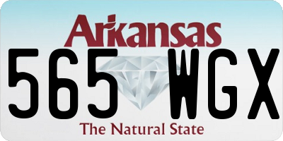 AR license plate 565WGX
