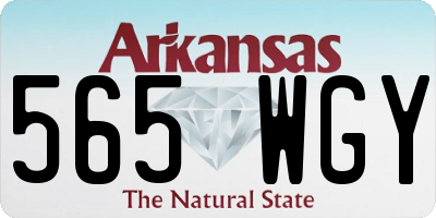 AR license plate 565WGY