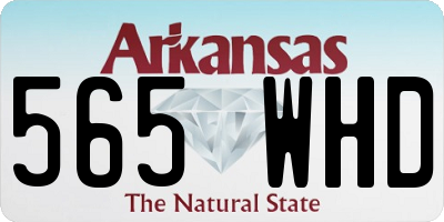 AR license plate 565WHD
