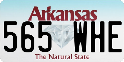 AR license plate 565WHE