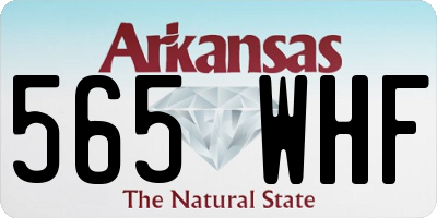 AR license plate 565WHF