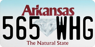 AR license plate 565WHG