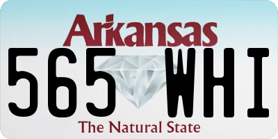 AR license plate 565WHI