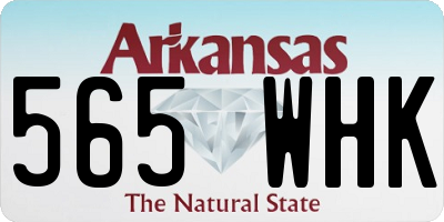 AR license plate 565WHK