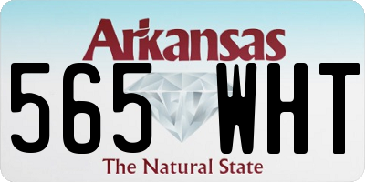 AR license plate 565WHT