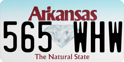 AR license plate 565WHW