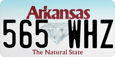 AR license plate 565WHZ