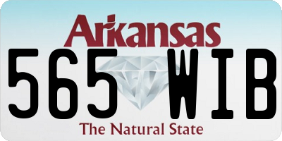 AR license plate 565WIB