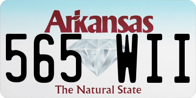 AR license plate 565WII