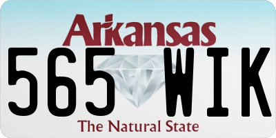 AR license plate 565WIK