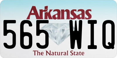AR license plate 565WIQ