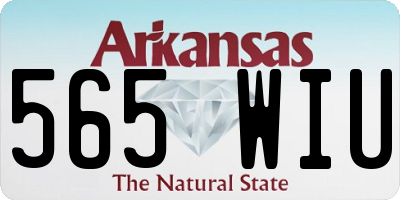 AR license plate 565WIU