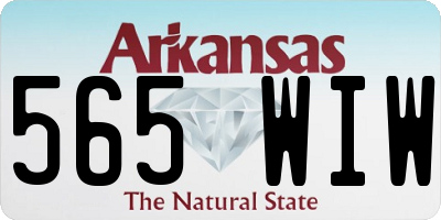 AR license plate 565WIW