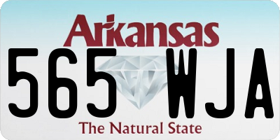 AR license plate 565WJA