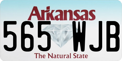 AR license plate 565WJB