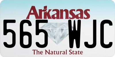 AR license plate 565WJC