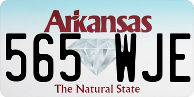 AR license plate 565WJE