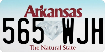 AR license plate 565WJH